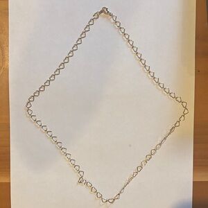Elegant Gold Plated Heart Necklace
